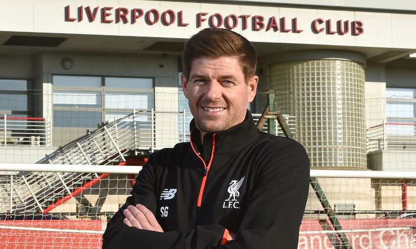 Steven Gerrard is back in Europe with Liverpool but not as a&nbsp;player…